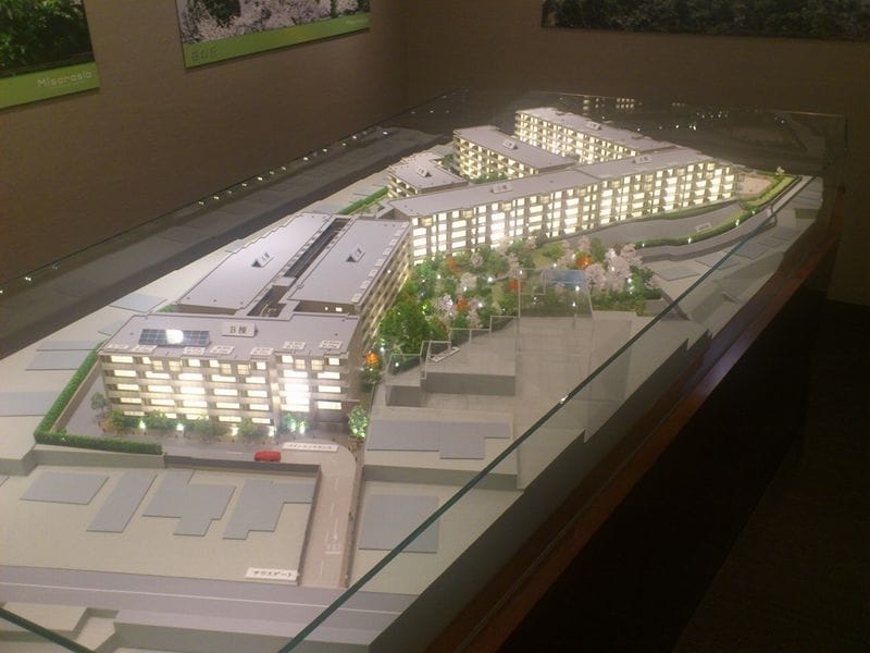 ミソラシア横浜桜ヶ丘の模型