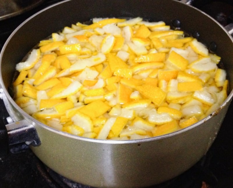 ゆず茶の作り方・レシピ：ゆずを2回茹でる