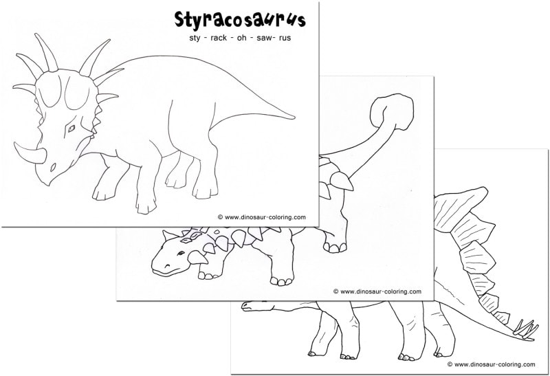 恐竜ぬりえ Dinosaur-Coloring.com
