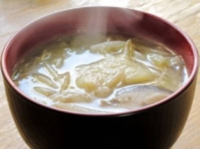 温かいスープ