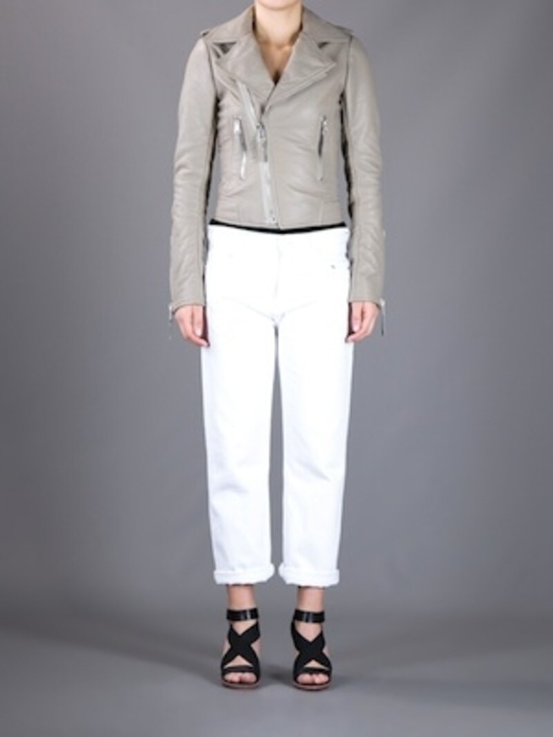 Balenciaga（バレンシアガ）／2013/SS slim cropped leather jacket