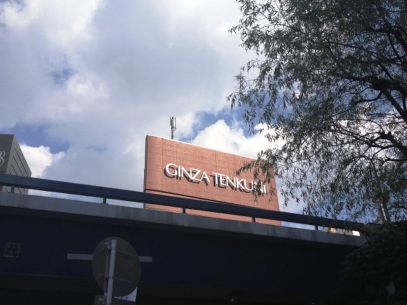 新橋・汐留サイドから望む同店ビル