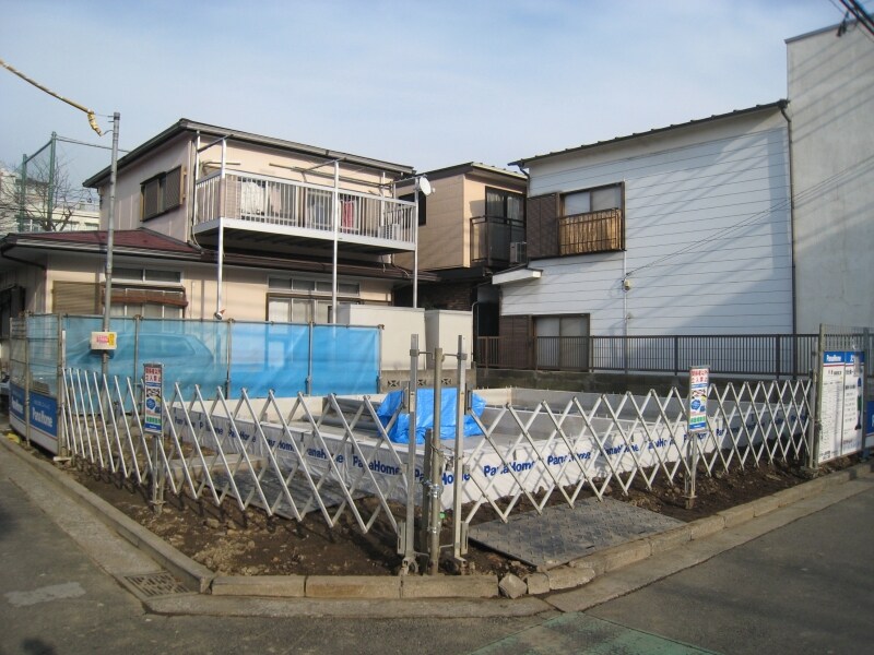 一戸建て建設中