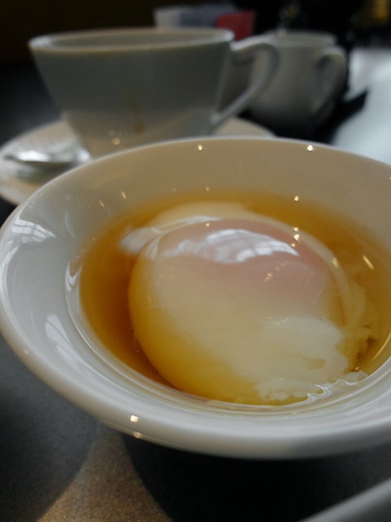 比内地鶏の温泉卵