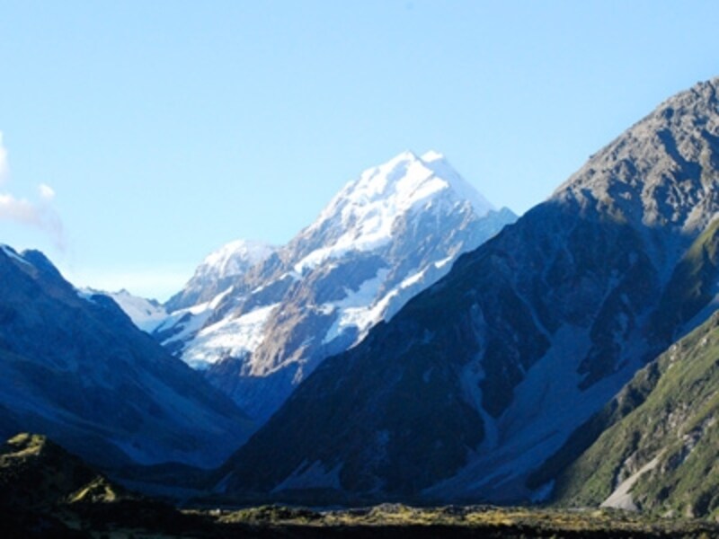3000m級の山々が連なるマウントクック