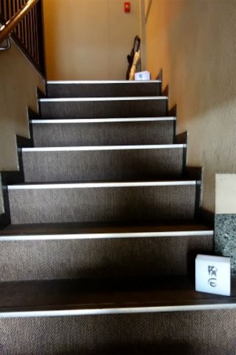 2階に上がります