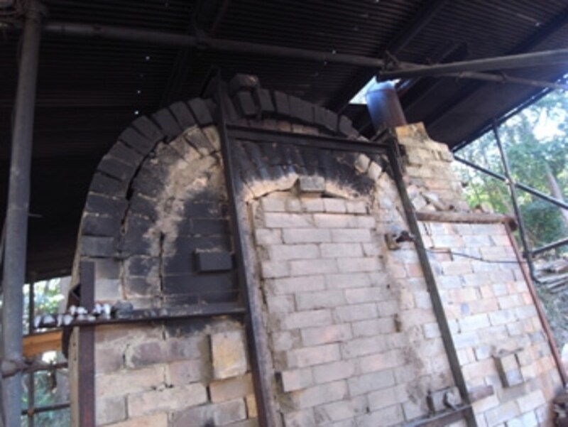 レンガでできた窯