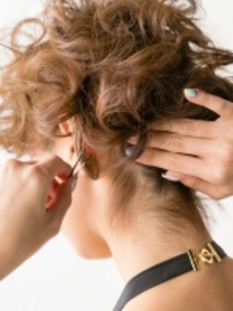 2 3 ショートヘア カッコ可愛いソフトモヒカン風アレンジ 結婚式 パーティーヘアアレンジ All About