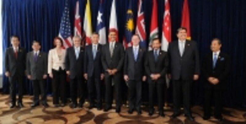 TPP加盟国と将来の加盟国の指導者（2010年）出典：ウィキペディア