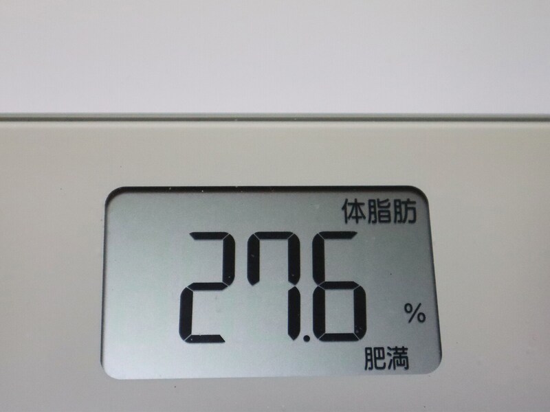 体重と同様、体脂肪率も把握しよう！