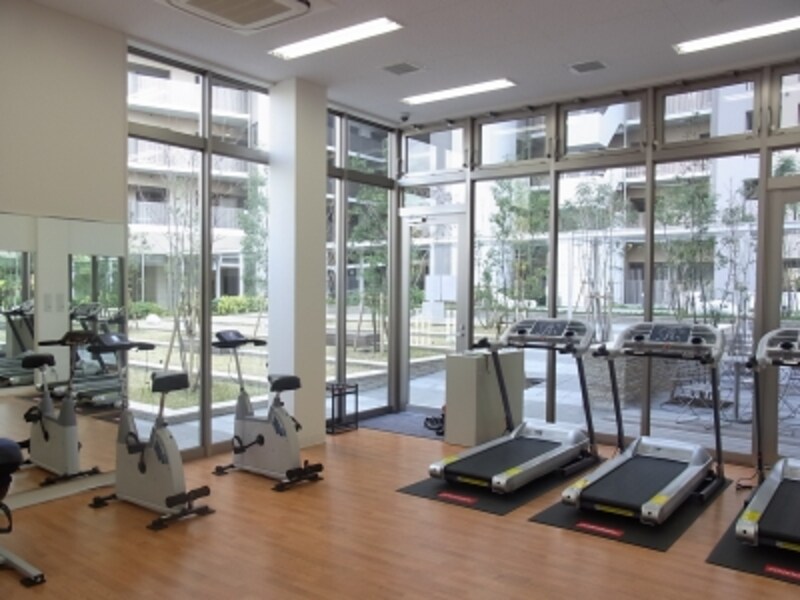 六甲アイランド、中庭