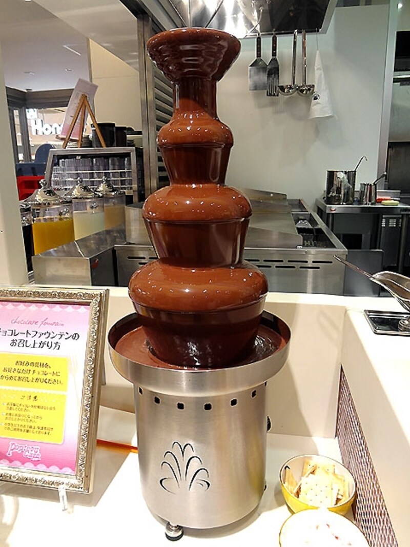 チョコレートファウンテン