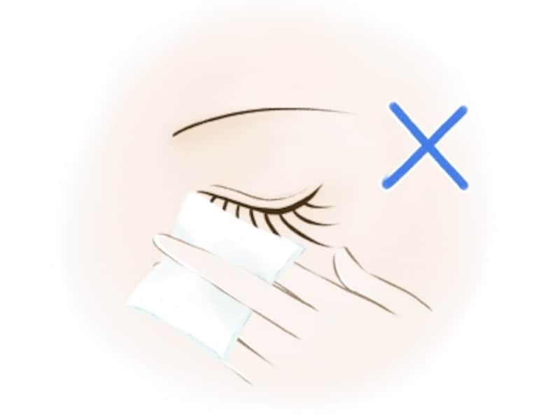 コットンを使用