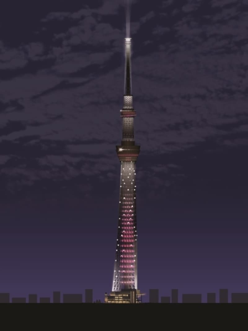 桜特別ライティング『舞』