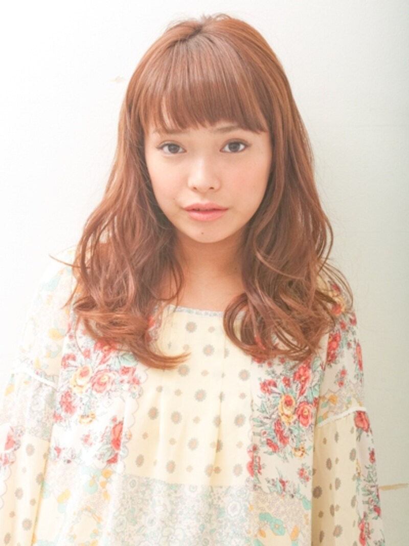 Aラインのセミロング