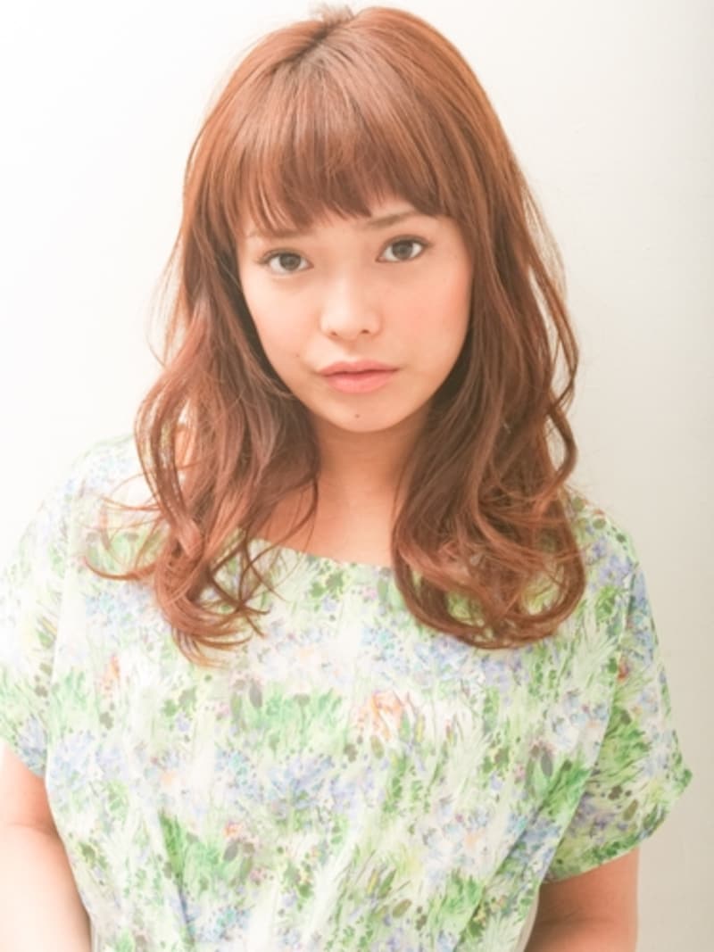 Aラインのセミロング