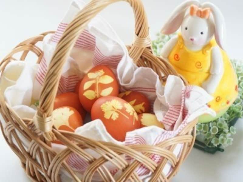 イースターエッグの作り方　玉ねぎの皮で染める作り方
