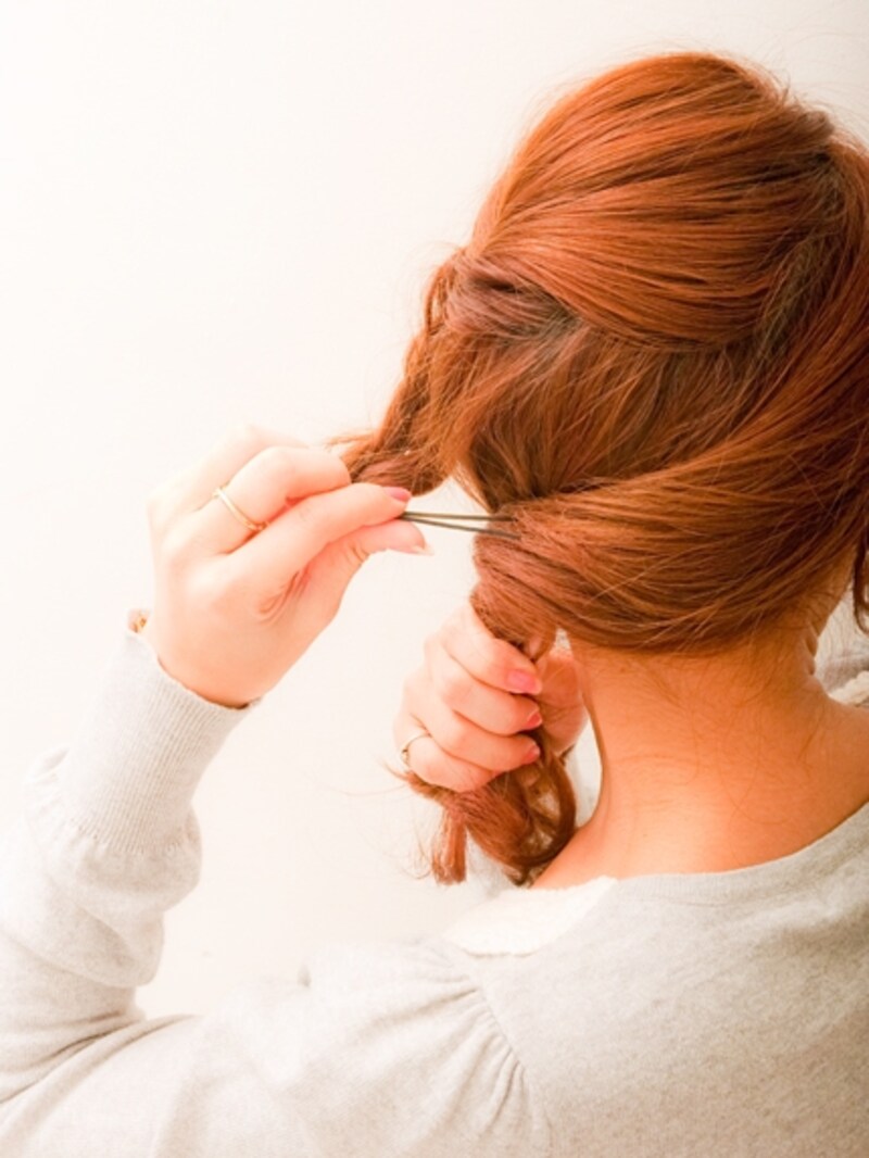 ピニングがゆるいとくずれ易くなるので気をつけましょう