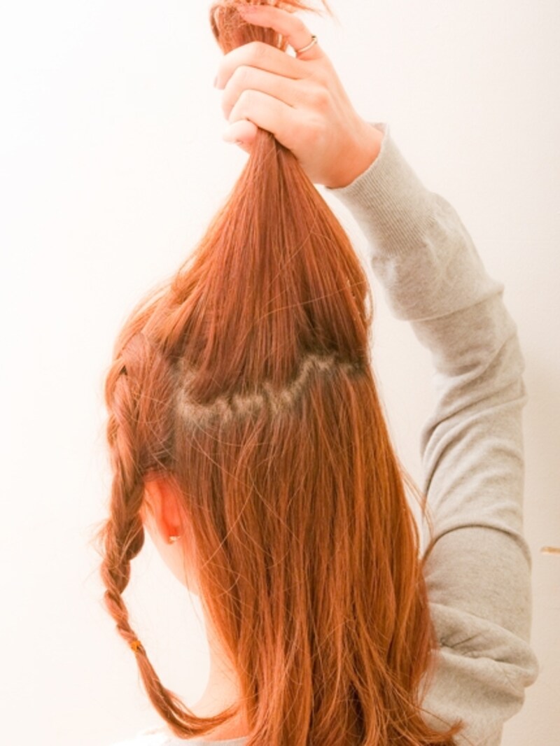 ざっくり分けると自然な仕上がりになる