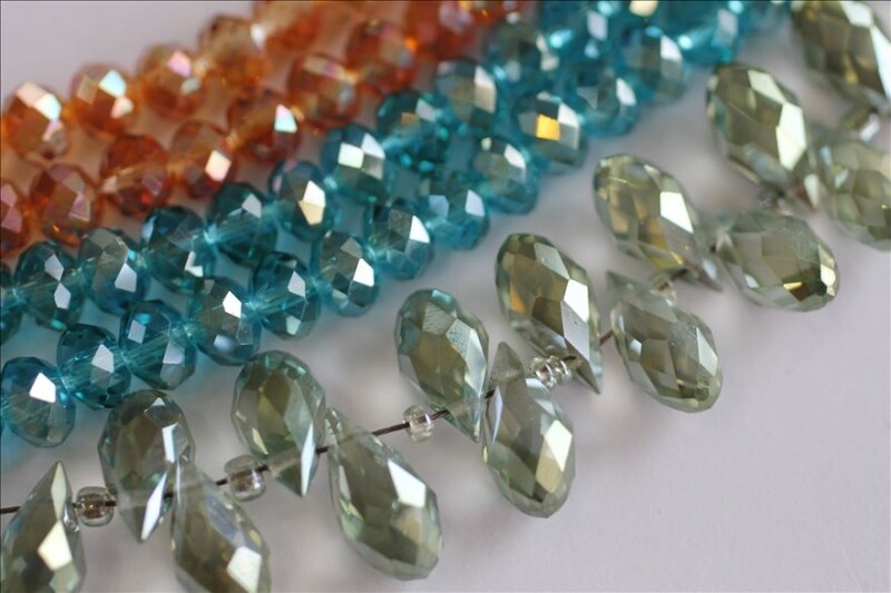 ガラスカットビーズ