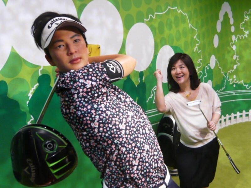 石川プロのキャディ体験