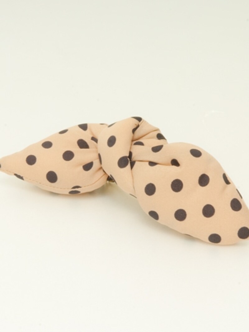 リボンモチーフのバレッタ