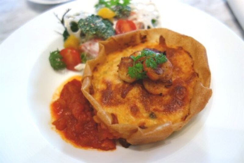 栄養たっぷりの雑穀米のドリアです