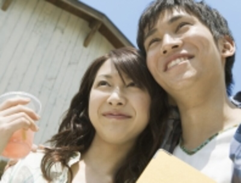 待ち時間のカップル
