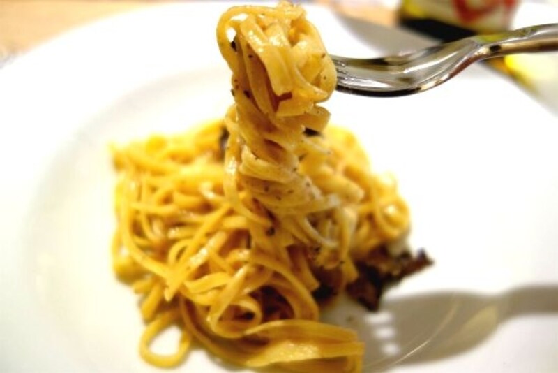 黒サマートリュフのタリアテッレをいただきます