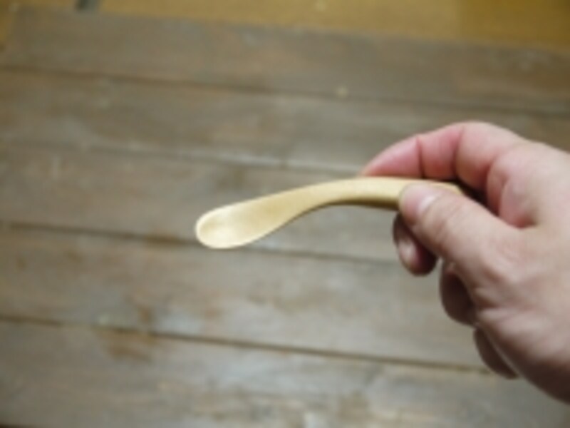 手前にカーブをいれてみました