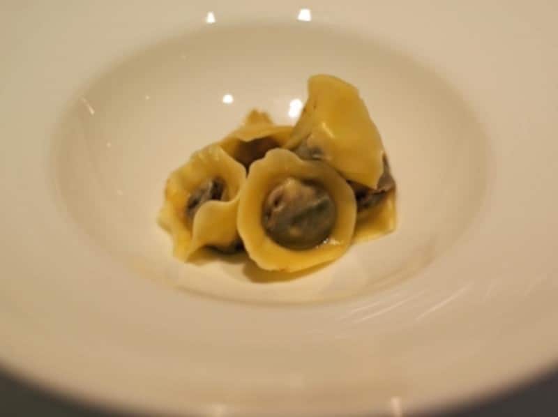 「生チョコレート」を包んだ「ラビオリ」