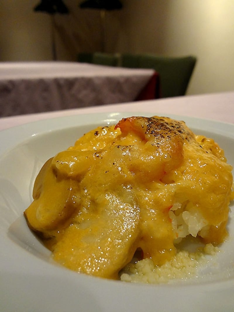 小海老のグラタン トロビール風