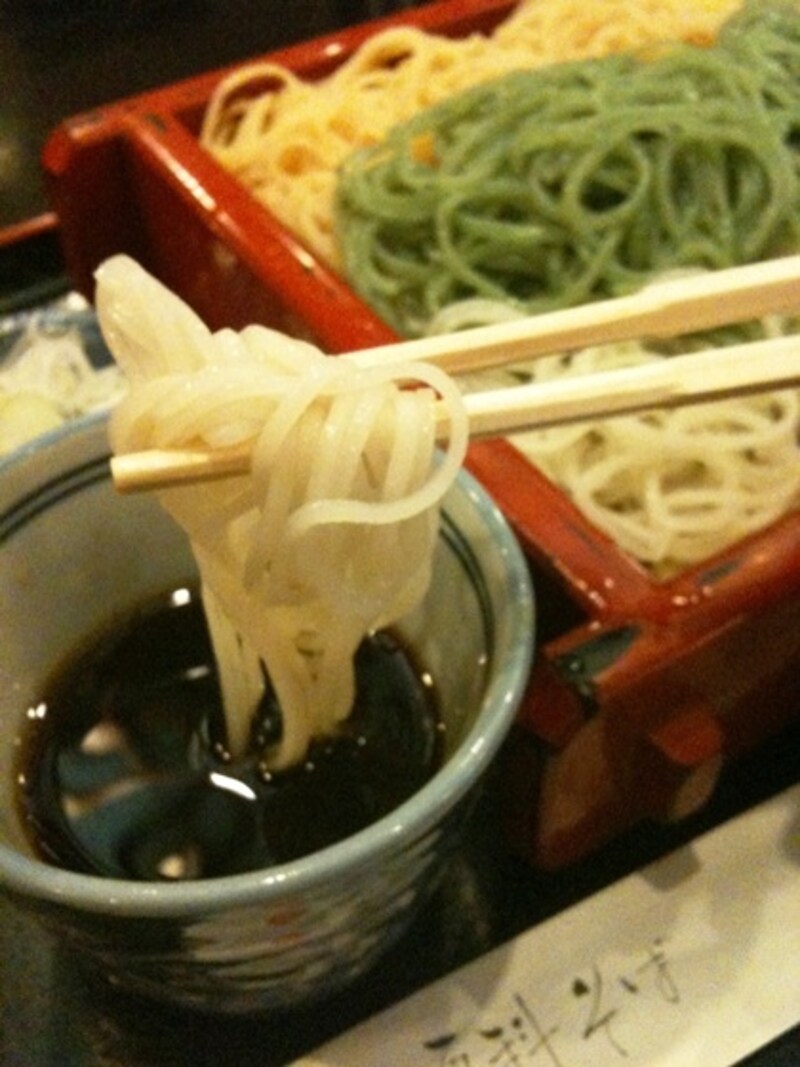 家伝の変わりそばは年間15種類提供