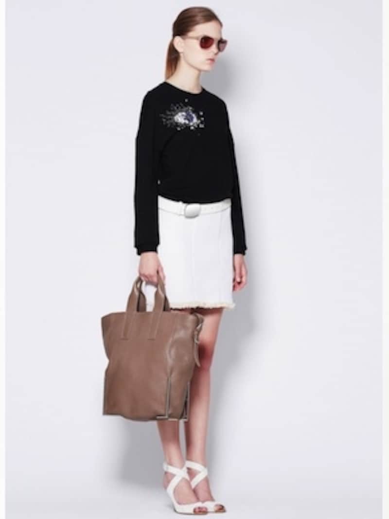 3.1 Phillip Lim(3.1フィリップ・リム)／DAHLIA - ASYMMETRIC SANDAL WHITE