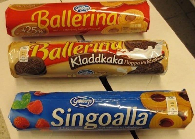 「Göteborges Kex(ヨーテボリケックス)」です。その名のとおり、スウェーデン第2の都市Göteborge(ヨーテボリ)の北に位置するビスケット会社が作っています。