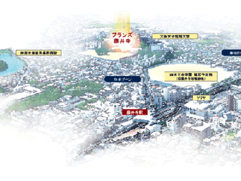 ブランズ藤井寺空撮