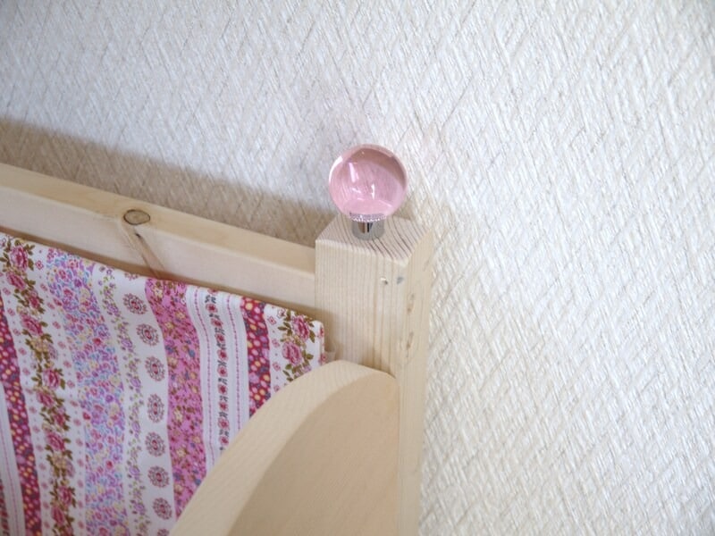 ピンクの大きめの取っ手