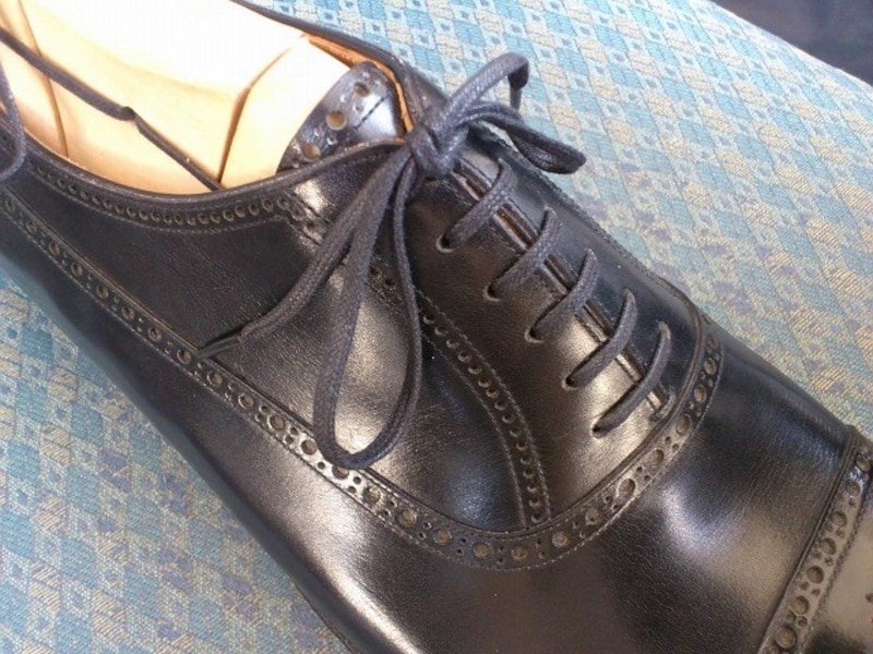 鳩目部分のアップ