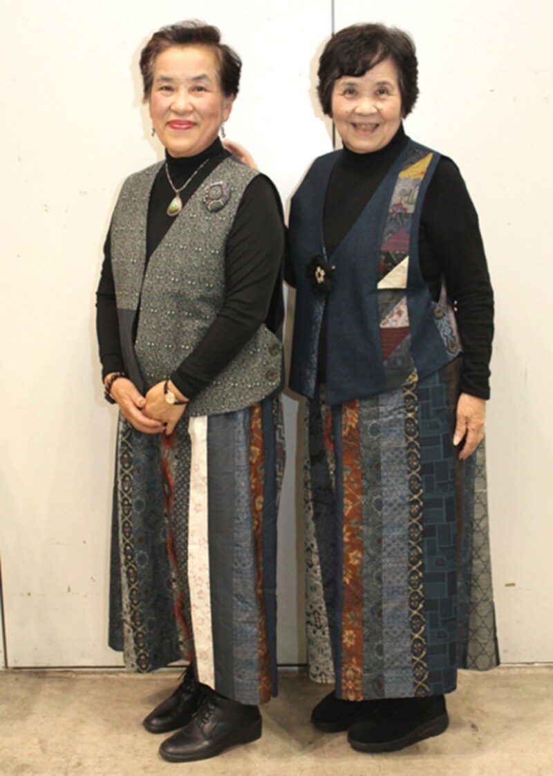 おしゃれな手作りウエアの来場者