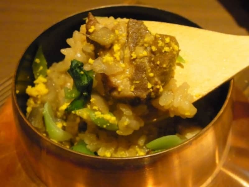 黒豚の釜飯