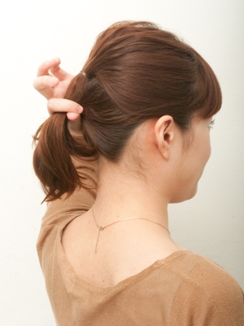 少量のワックスをつけてもよい