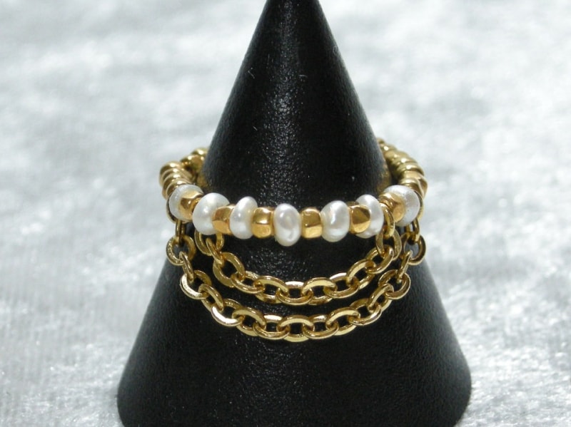 リアルジュエリーと楽しむビーズ