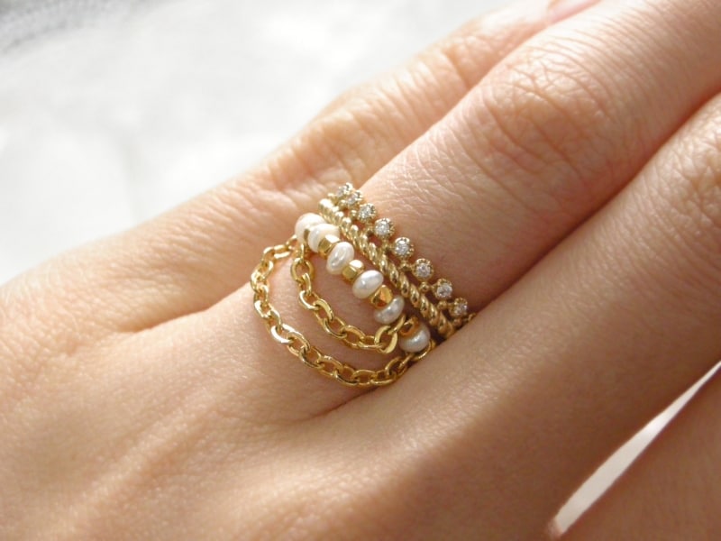 リアルジュエリーと楽しむビーズ