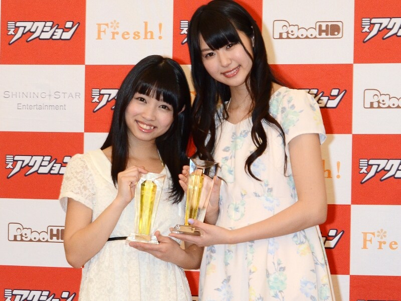 ミスアクション2013グランプリの2人