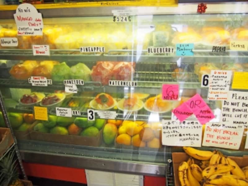 ホノルルの高橋果実店 自家製フルーツアイスが大人気 ホノルル All About