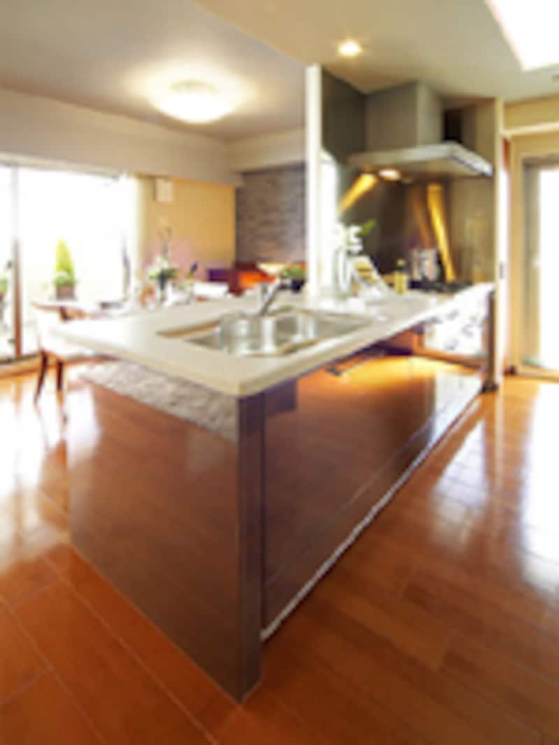 メゾンドール森小路モデルルームキッチン