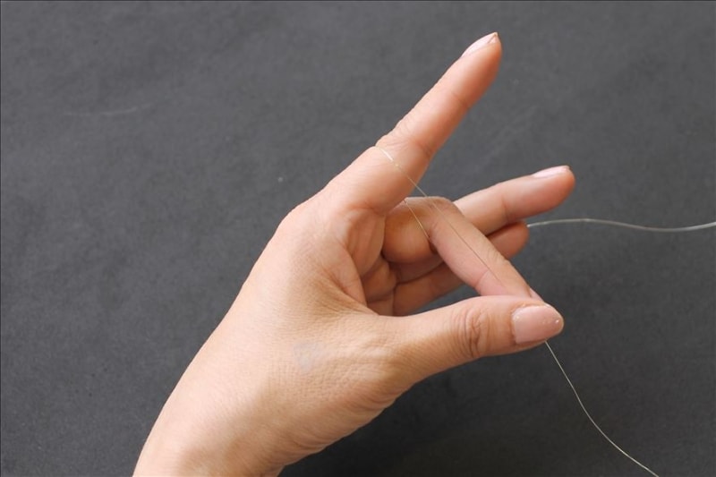 ワイヤージュエリー基本の編み出し