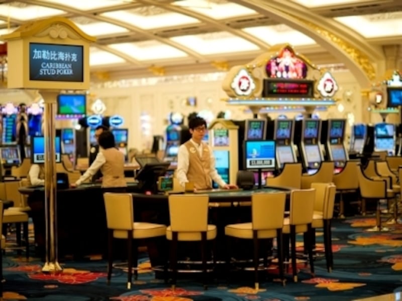 一般エリア。スロット機の種類と台数も充実 (c) Galaxy Macau