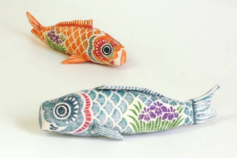 真工藝のこいのぼりのぬいぐるみ（置物）