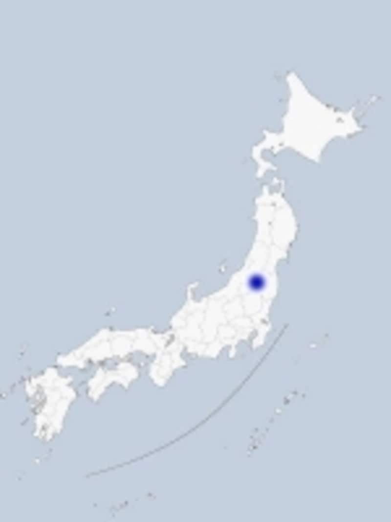 会津若松の地図